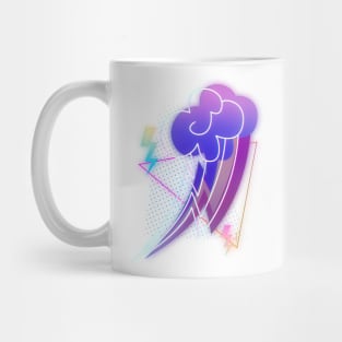 Synthwave Rainbow Dash Cutie Mark Mug